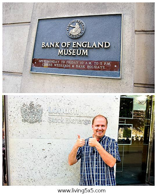 Eating at Greensmiths and the Bank of England- 