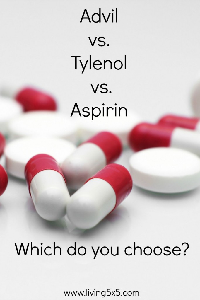 Advil vs. Tylenol vs. Aspirin