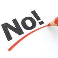 Learning How to Say No