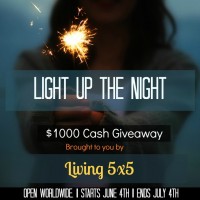 Light Up the Night 2015 $1000 cash giveaway