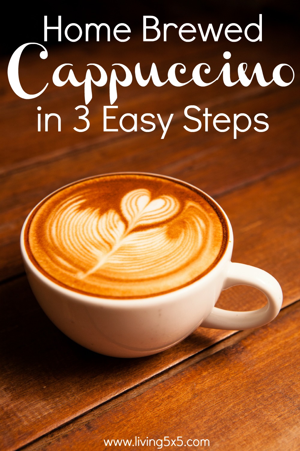 Home Brewed Cappuccino in 3 Easy Steps- Save yourself time and money when brewing this specialty cup of coffee at home.