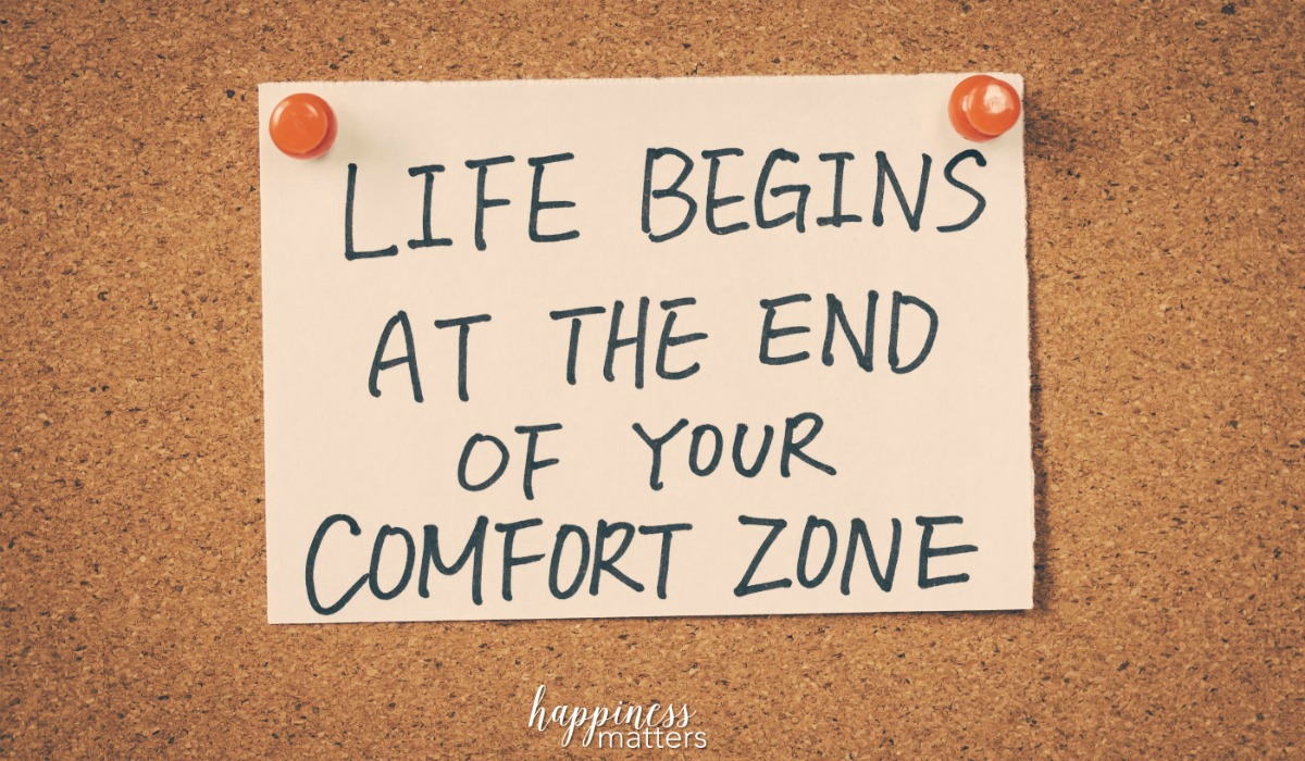 Being able to understand the parameters of your personal comfort zone isn't always easy. It takes time and requires you to step outside of your comfort zone more often than is comfortable. Take a chance and step outside today!