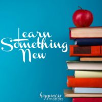 Stay in School {12 Days of Happiness Life Hacks}