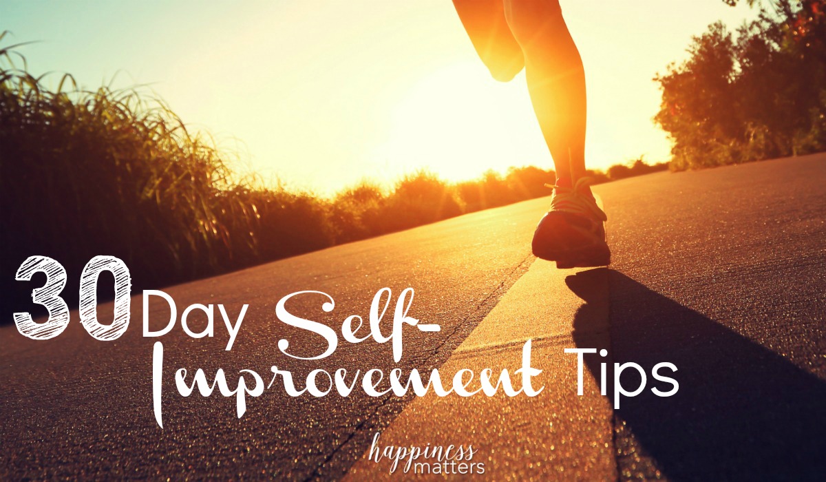 30 Day Self-Improvement Tips