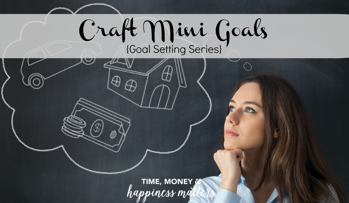 When long term goals seem too far out of reach, you can craft mini goals along the way to help you achieve your end result.
